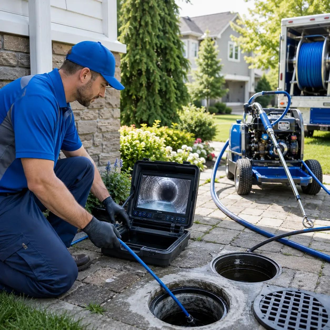 Outdoor drain cleaning professionals serving Chunky, MS